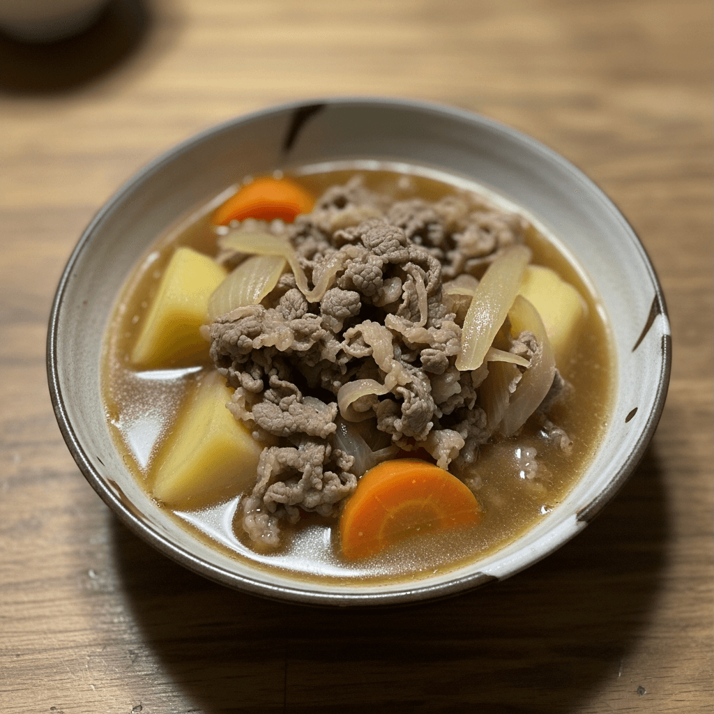 Tender Beef Nikujaga Stew