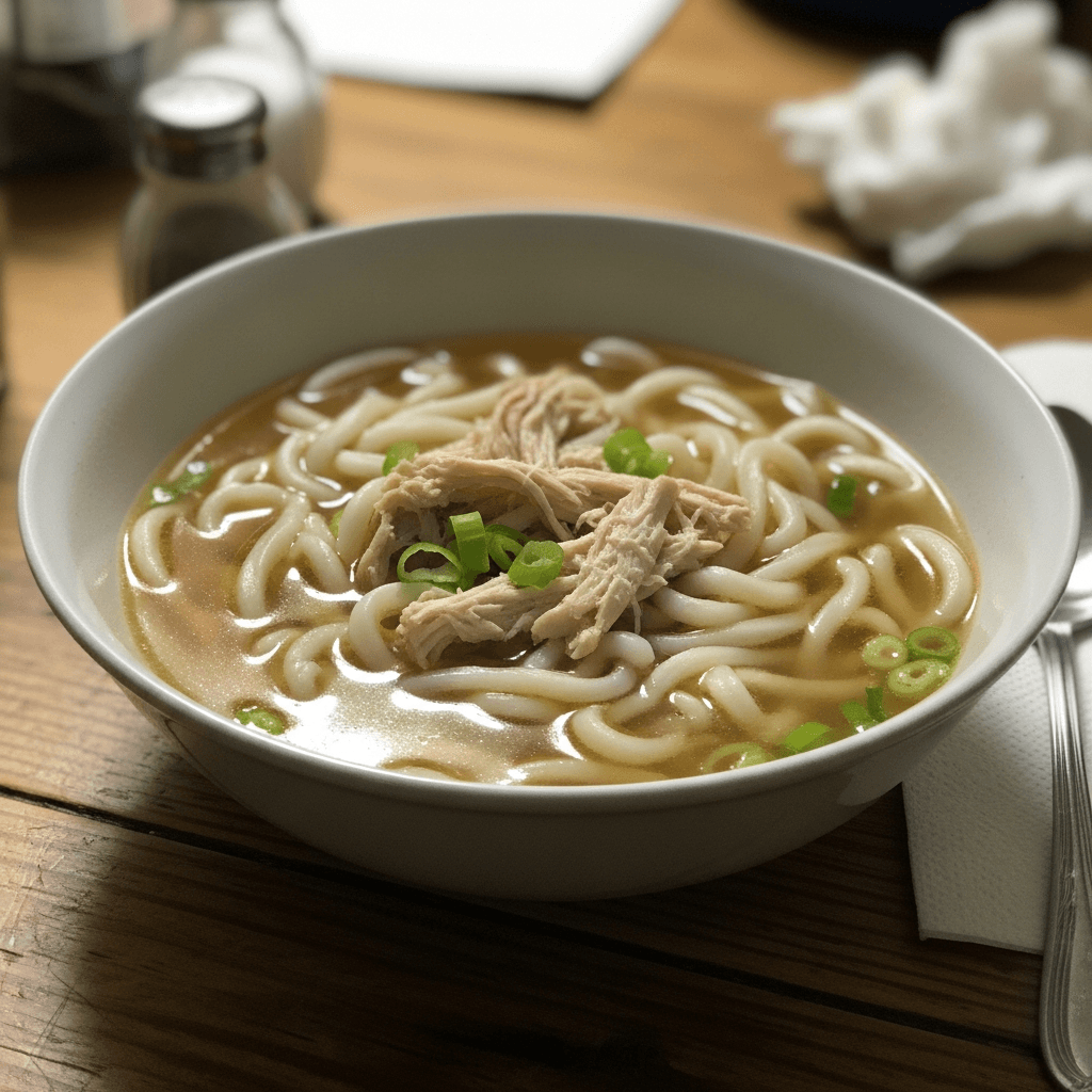 Comforting Chicken Udon Soup