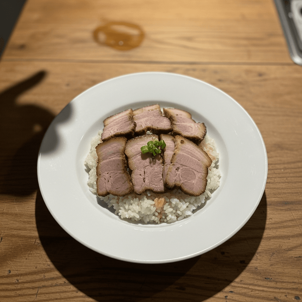 Fluffy Chashu Pork Rice Bowl