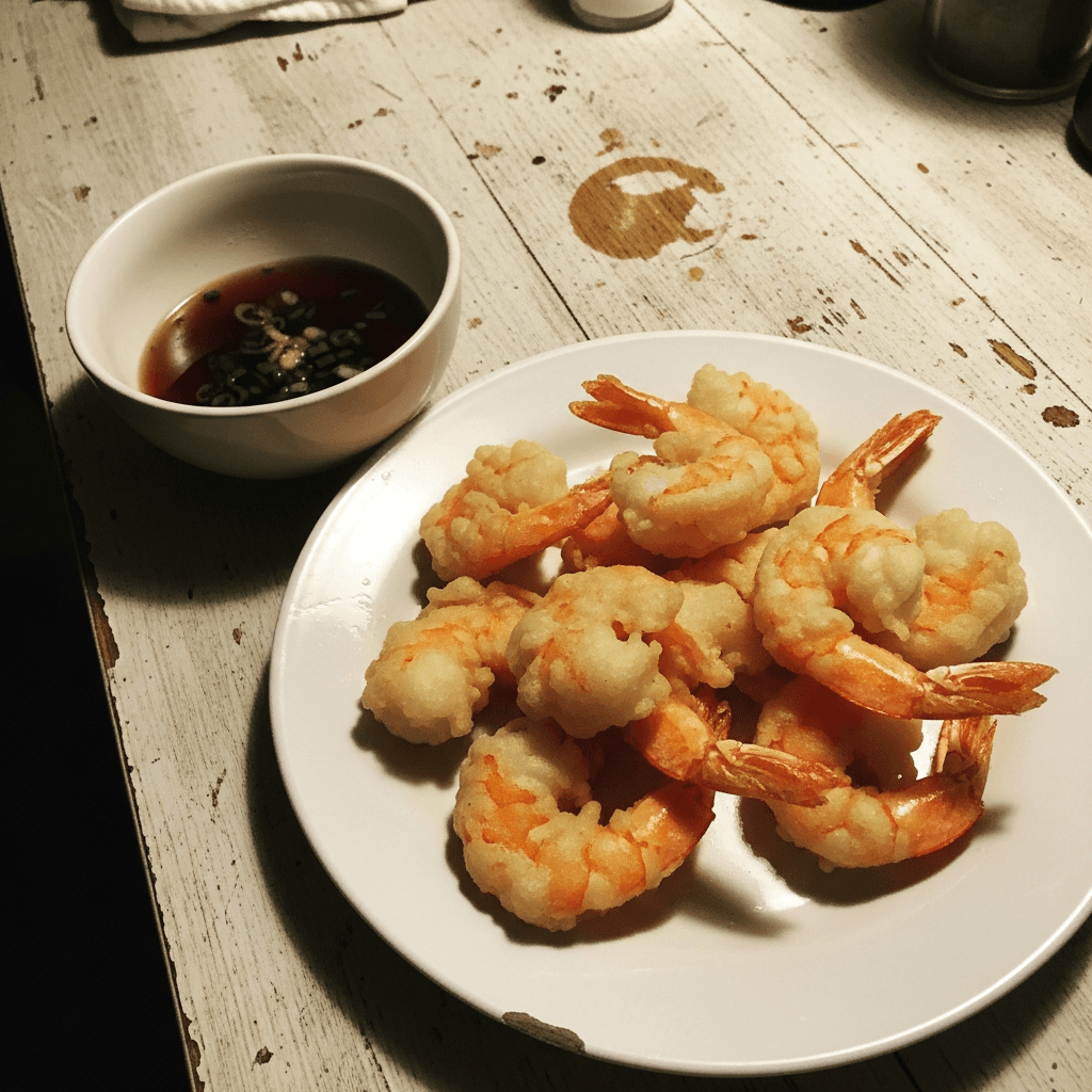 Crispy Shrimp Tempura with Dipping Sauce