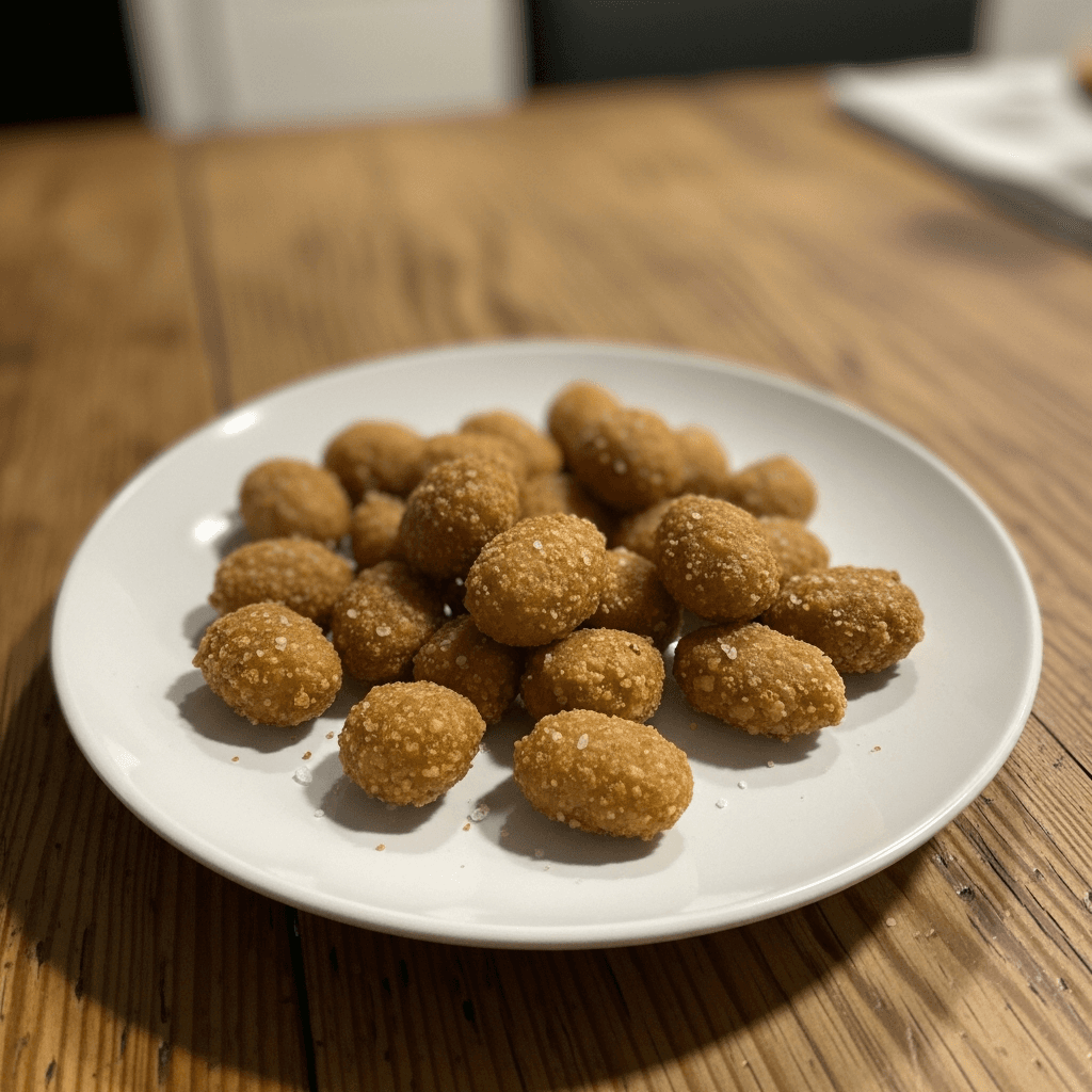 Crispy Edamame and Sea Salt Bites