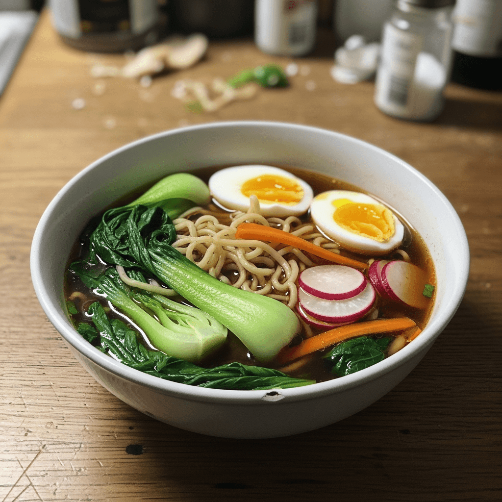 Umami-Infused Ramen with Seasonal Vegetables