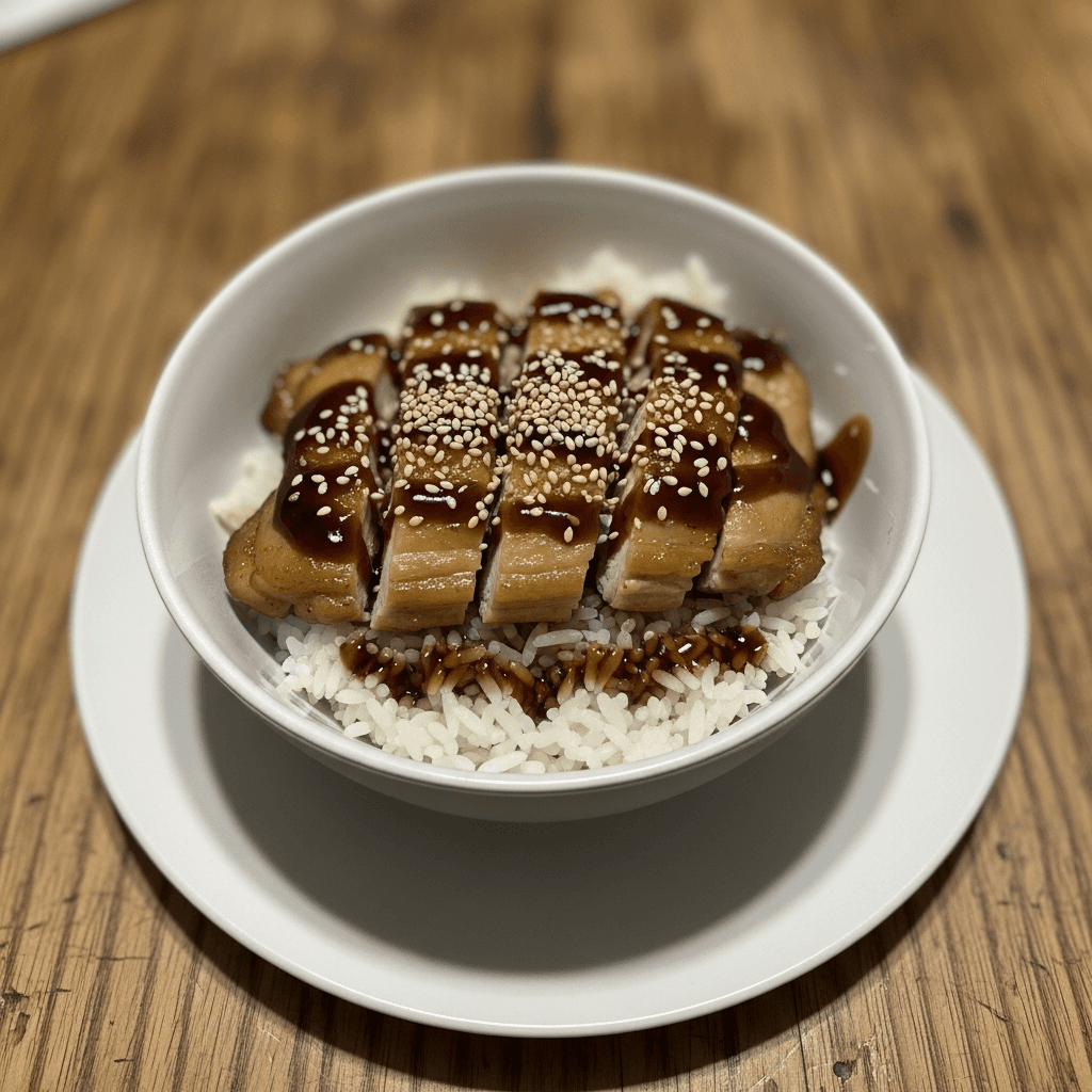 Tender Chicken Teriyaki Rice Bowl