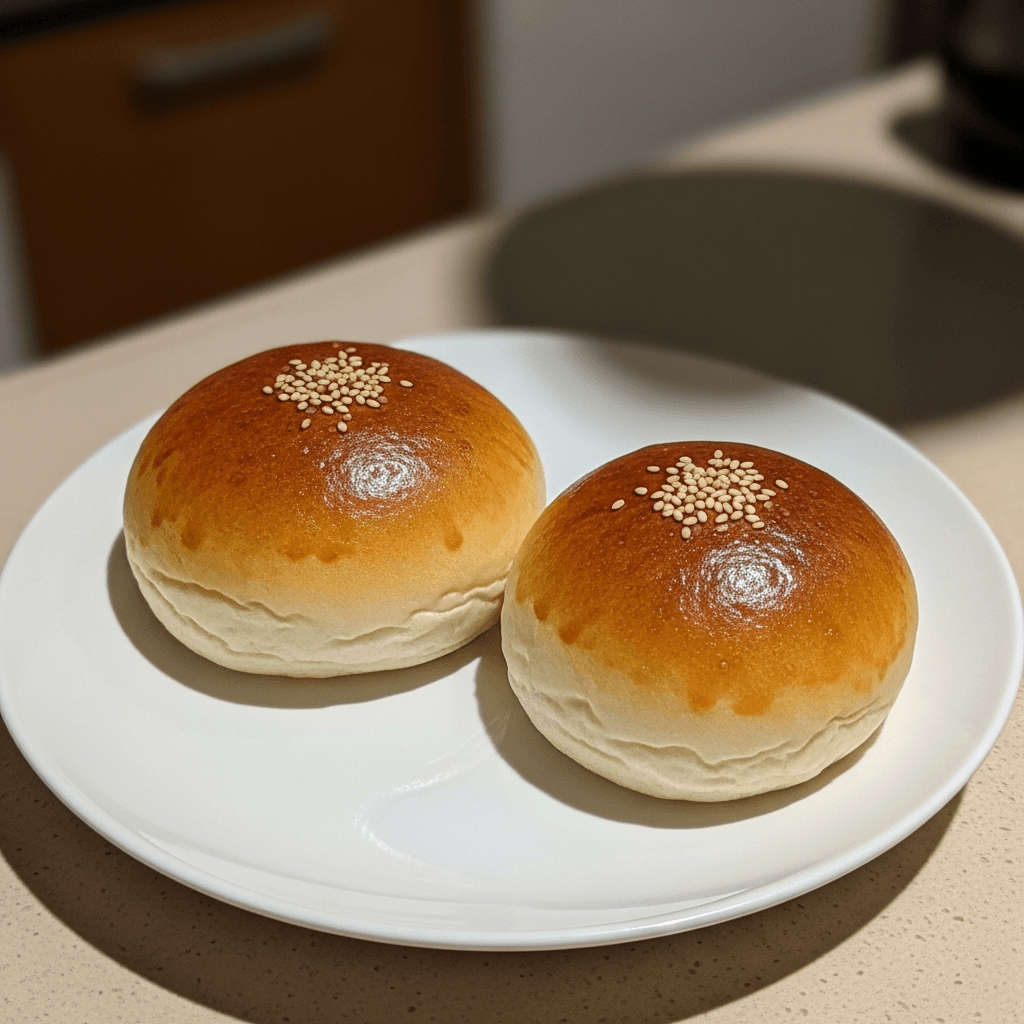 Sweet Adzuki Bean Paste Buns (Anpan-style)