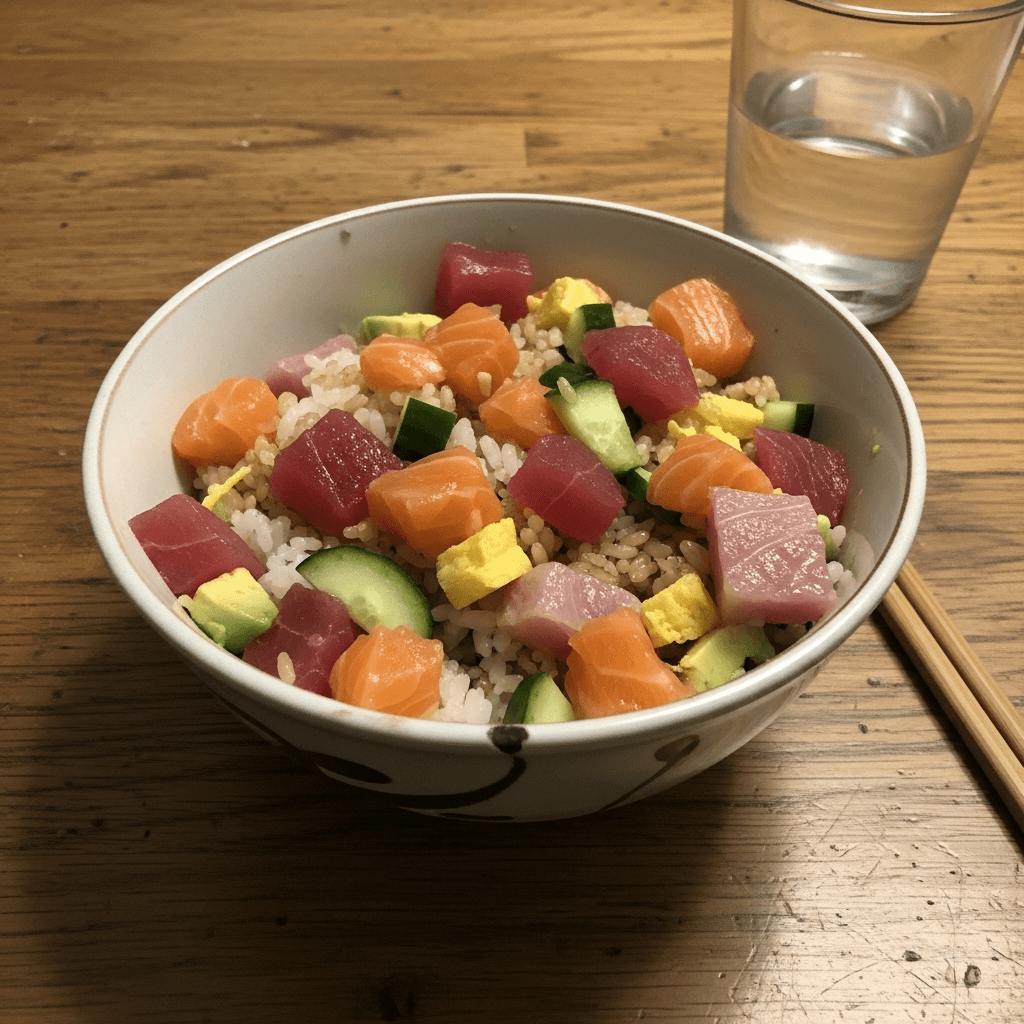 Delicate Chirashi Sushi Bowl