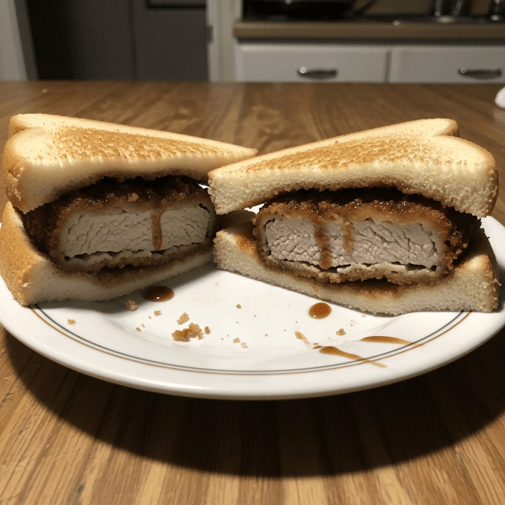 Savoury Katsu Sandwiches with Tonkatsu Sauce